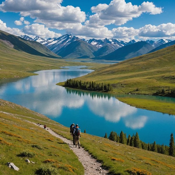 Quels sont les meilleurs itinéraires pour une randonnée dans les montagnes de l'Altai, Mongolie?