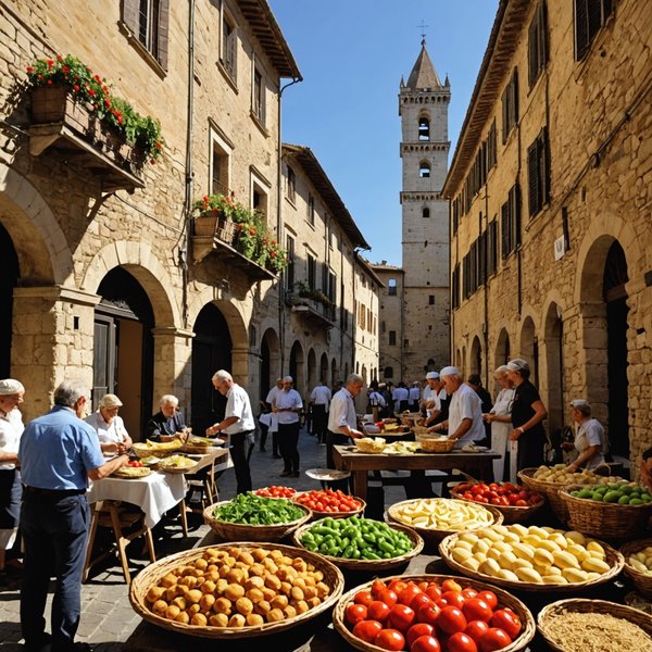 Comment découvrir les traditions culinaires de l'Ombrie, Italie?
