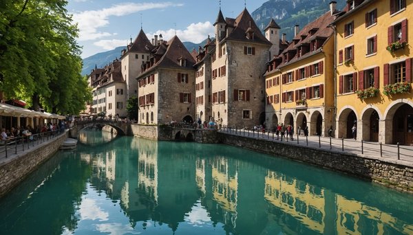 Explore les merveilles d'annecy en suivant notre guide audio